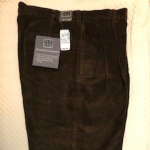 Jos. A Bank New 36x29 Brown Corduroy Cuffed Pants